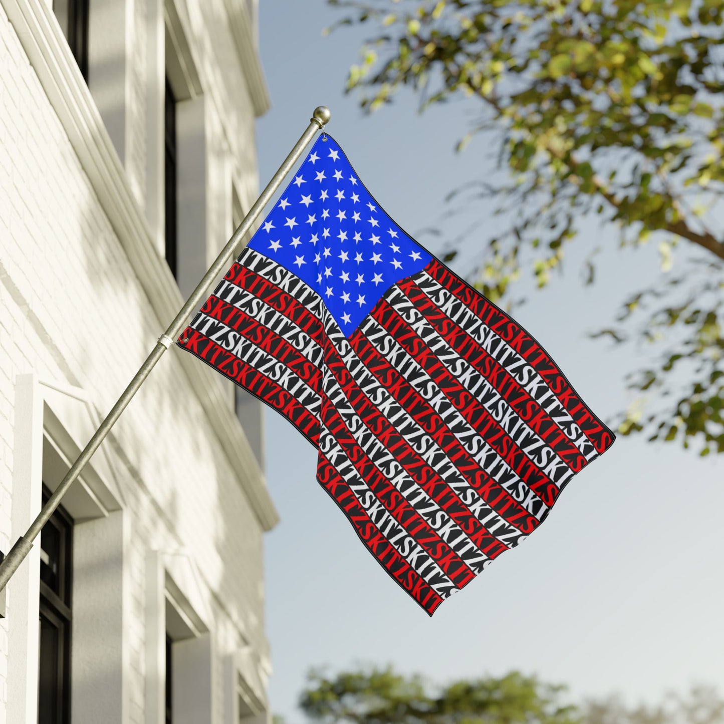 SKITZ USA Double Sided Flag 2.0