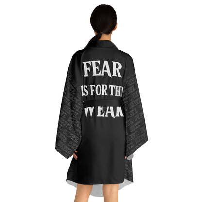 SKITZ Kimono Robe - Black/White