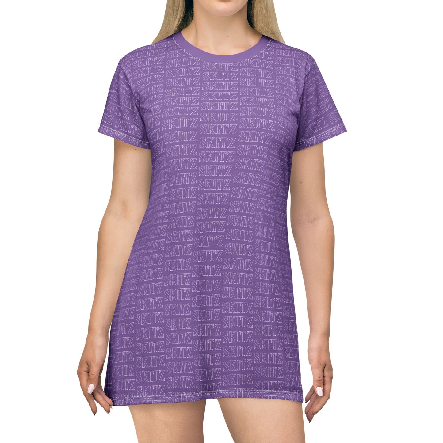 SKITZ T-Shirt Dress - Baby Purple