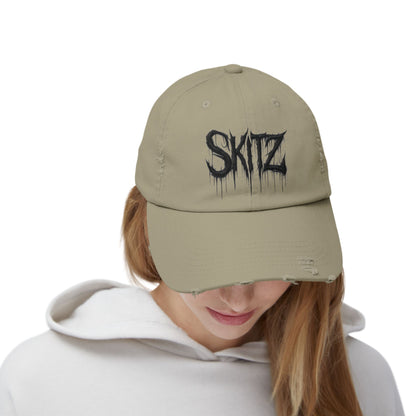 SKITZ METAL Distressed Hat