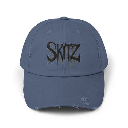 SKITZ METAL Distressed Hat