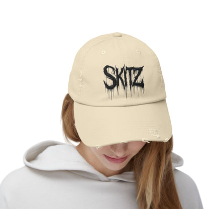 SKITZ METAL Distressed Hat