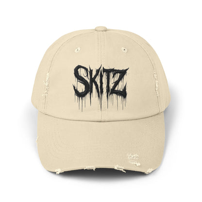 SKITZ METAL Distressed Hat
