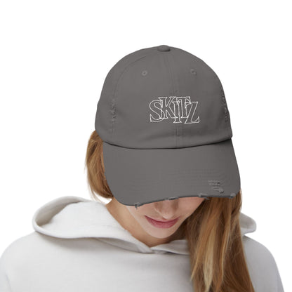 SKITZ Distressed Hat v3