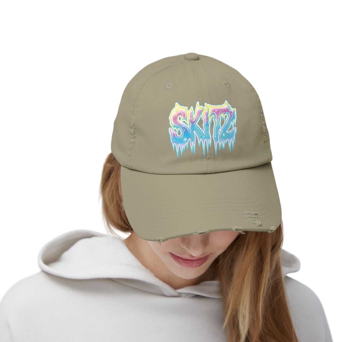 SKITZ DRAIN Distressed Hat