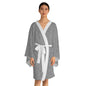 SKITZ Kimono Robe - Silver/White
