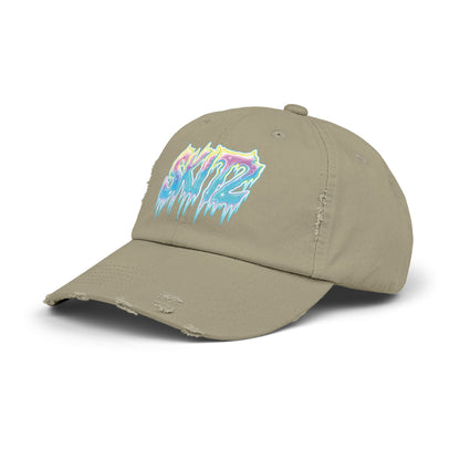 SKITZ DRAIN Distressed Hat