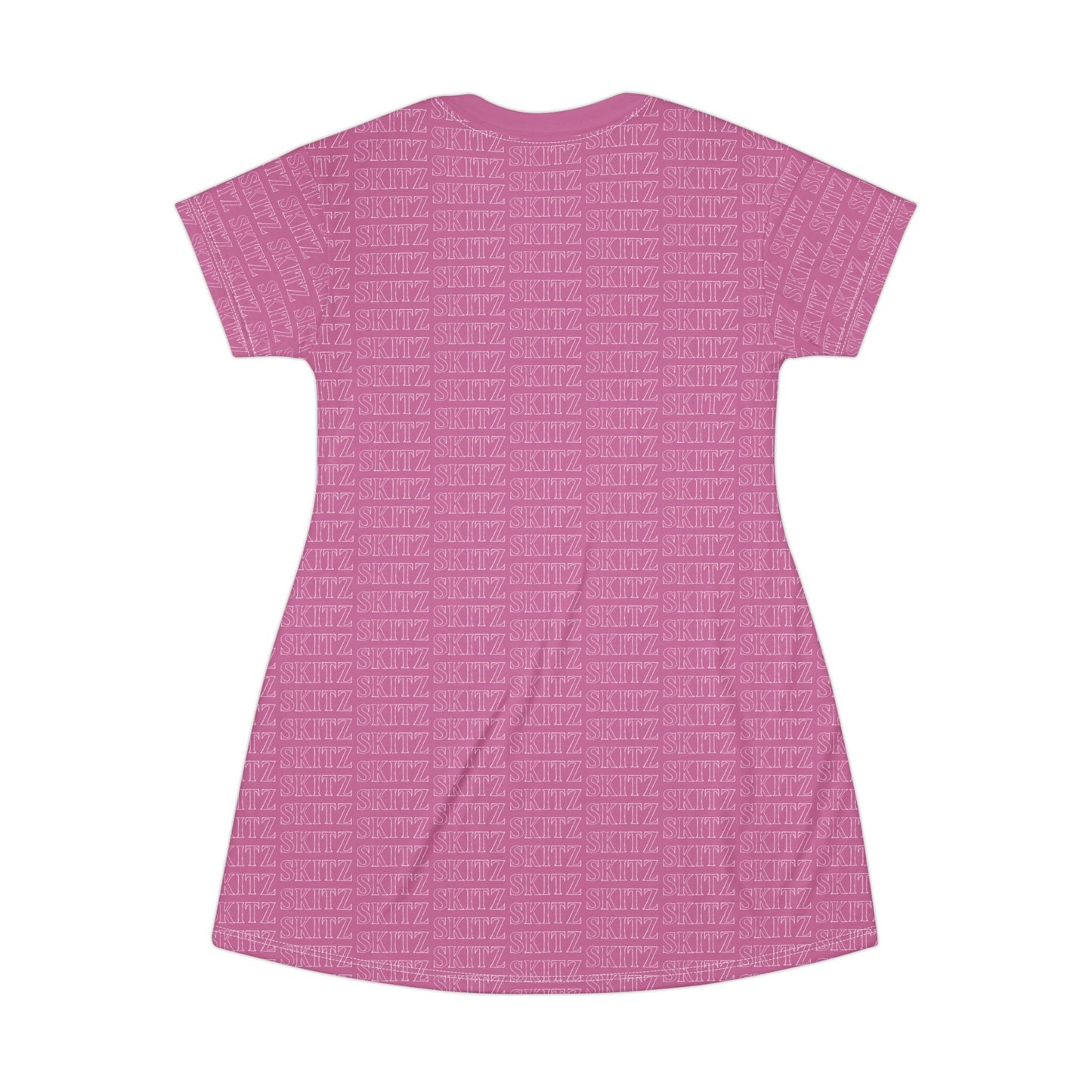 SKITZ T-Shirt Dress - Baby Pink