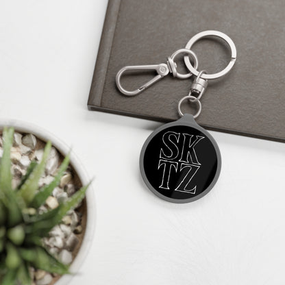 SKTZ Keyring - Black/Hollow