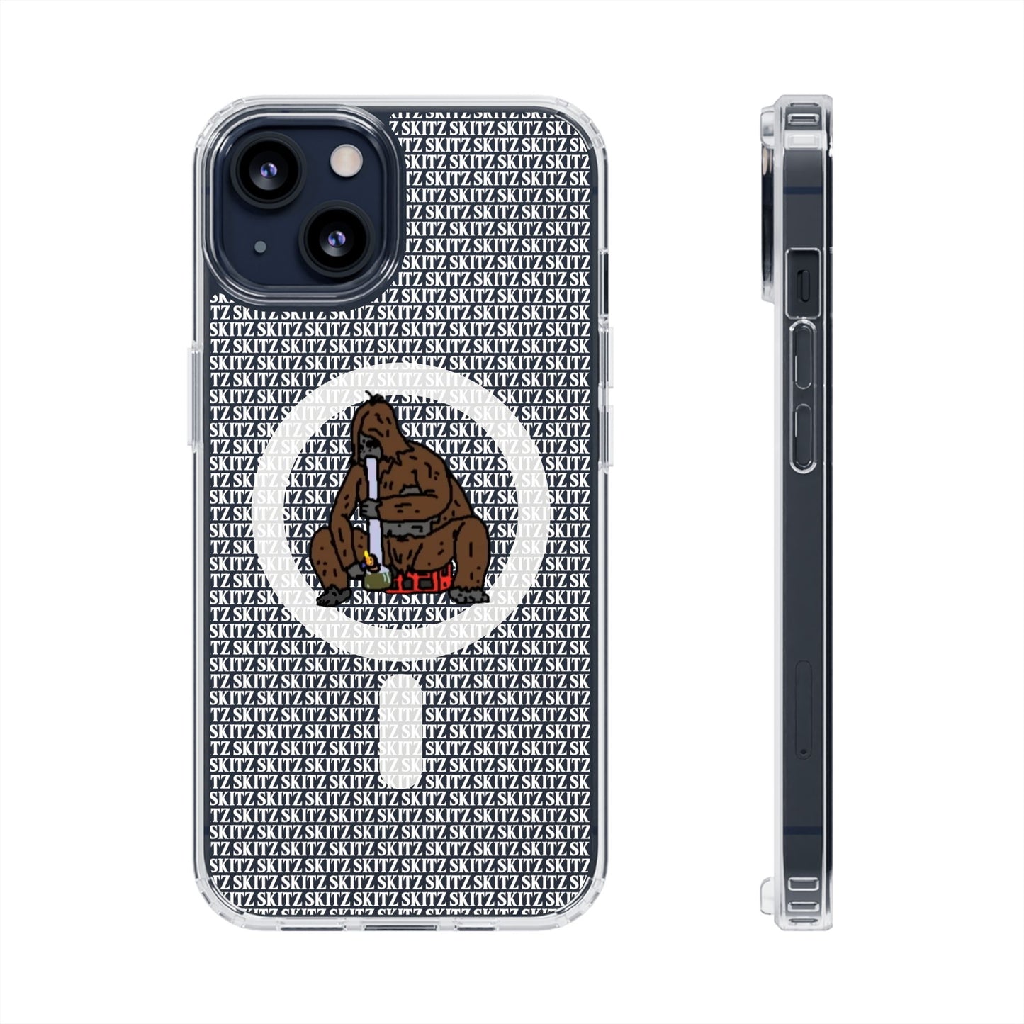 SKITZ Magnetic Clear Impact-Resistant Phone Case