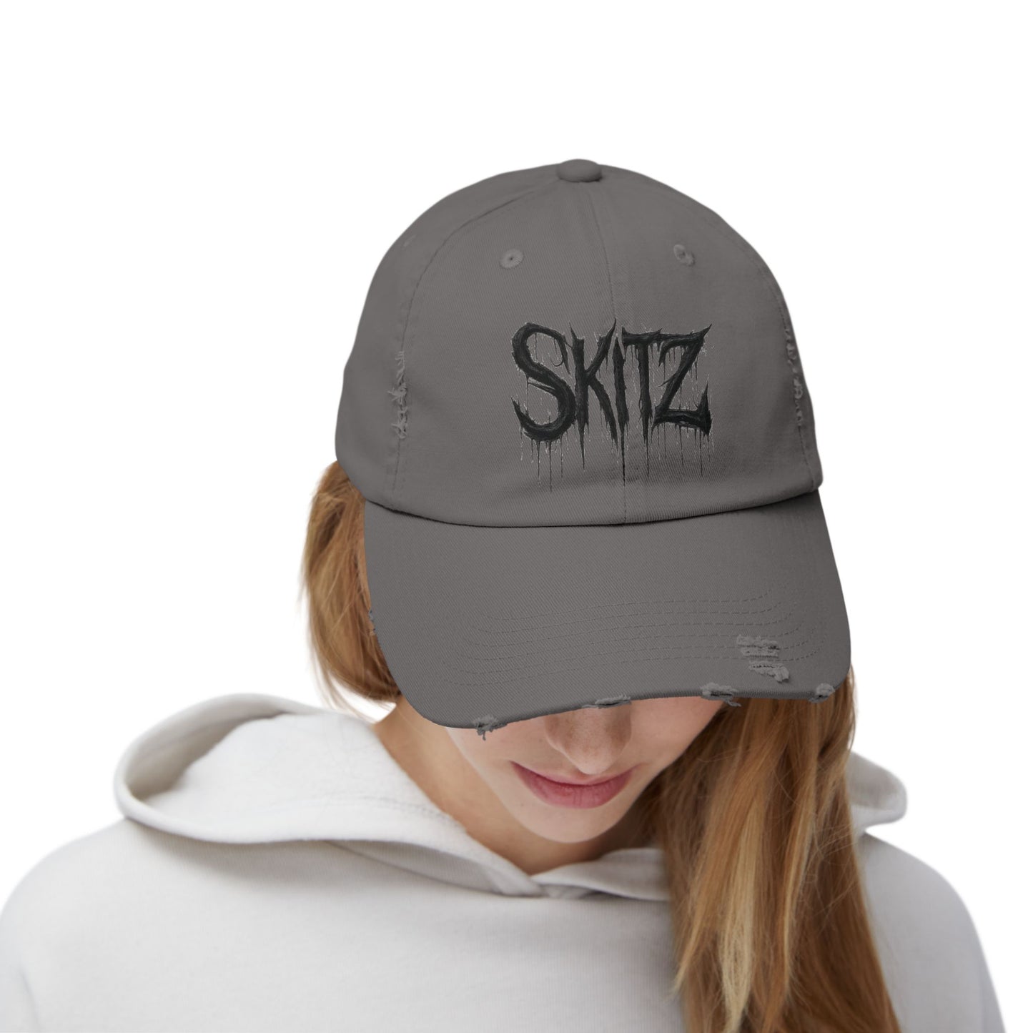 SKITZ METAL Distressed Hat