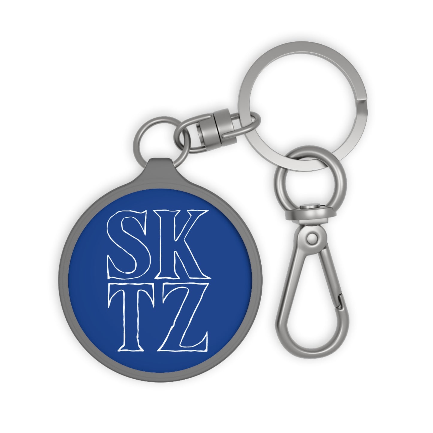 SKTZ Keyring - Blue/Hollow