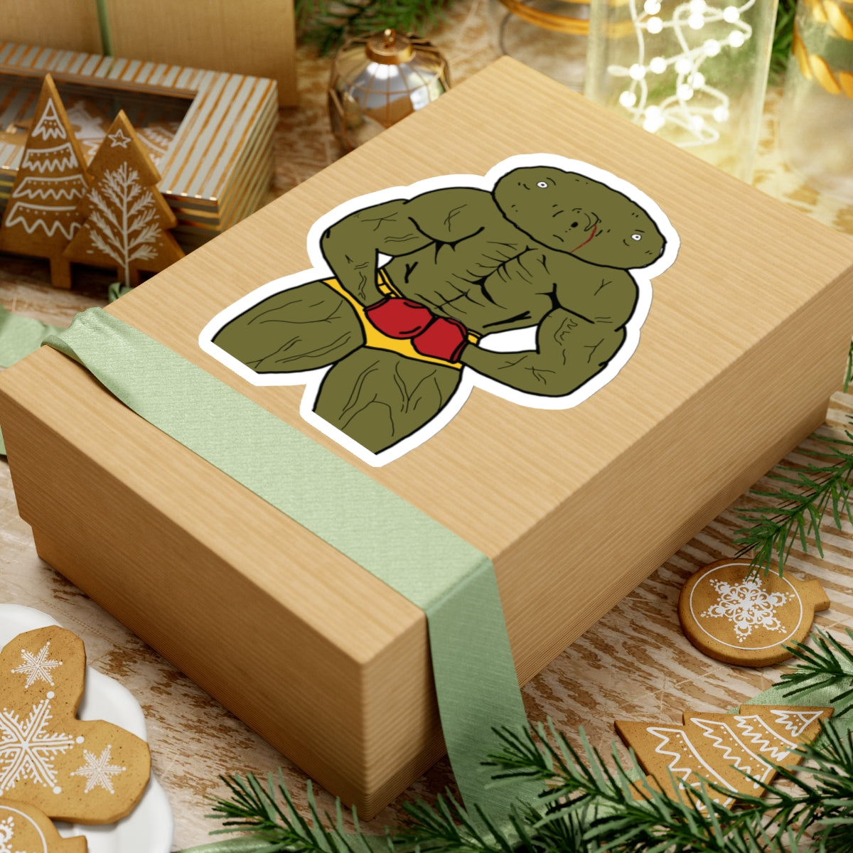 Jacked Clarence Sticker