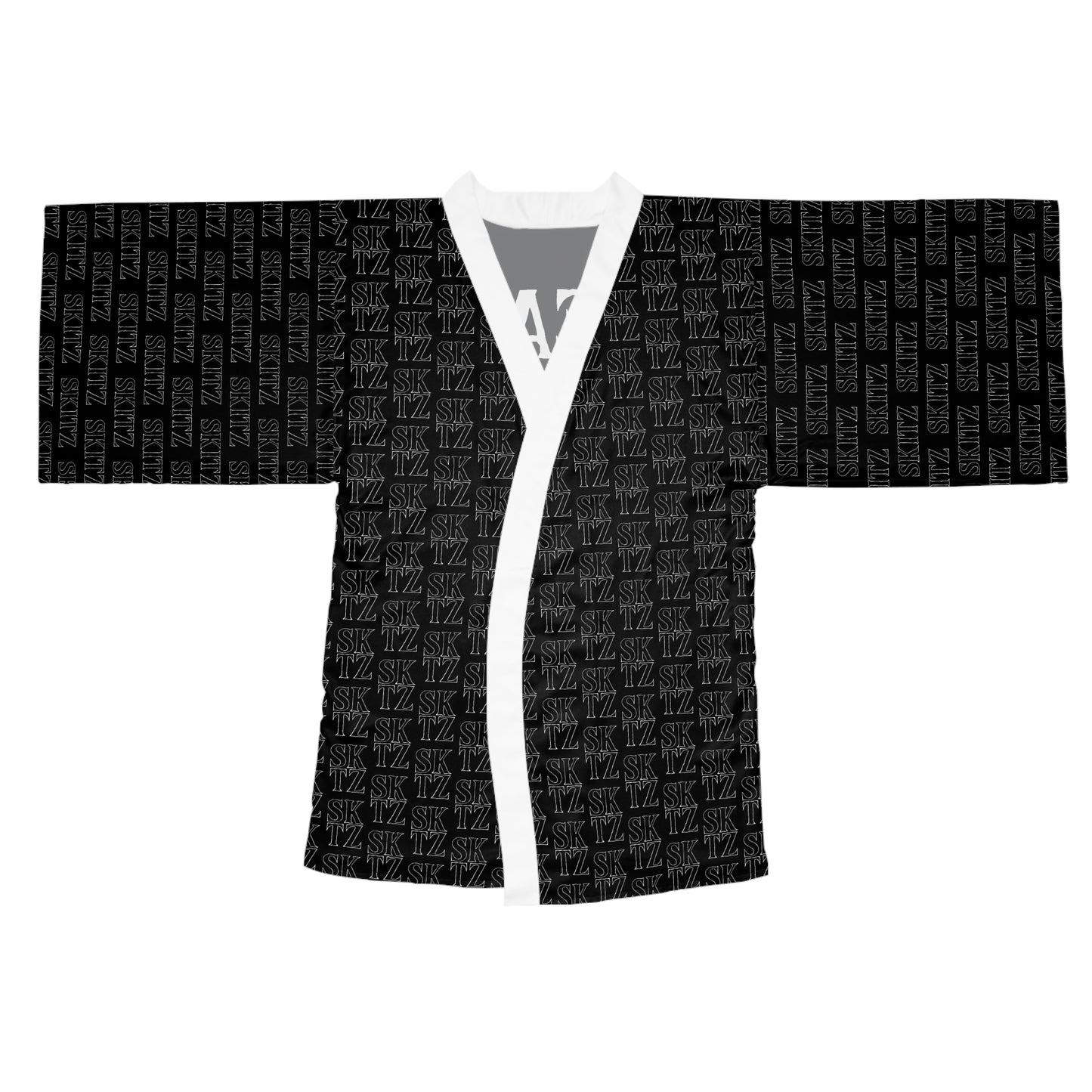SKITZ Kimono Robe - Black/White