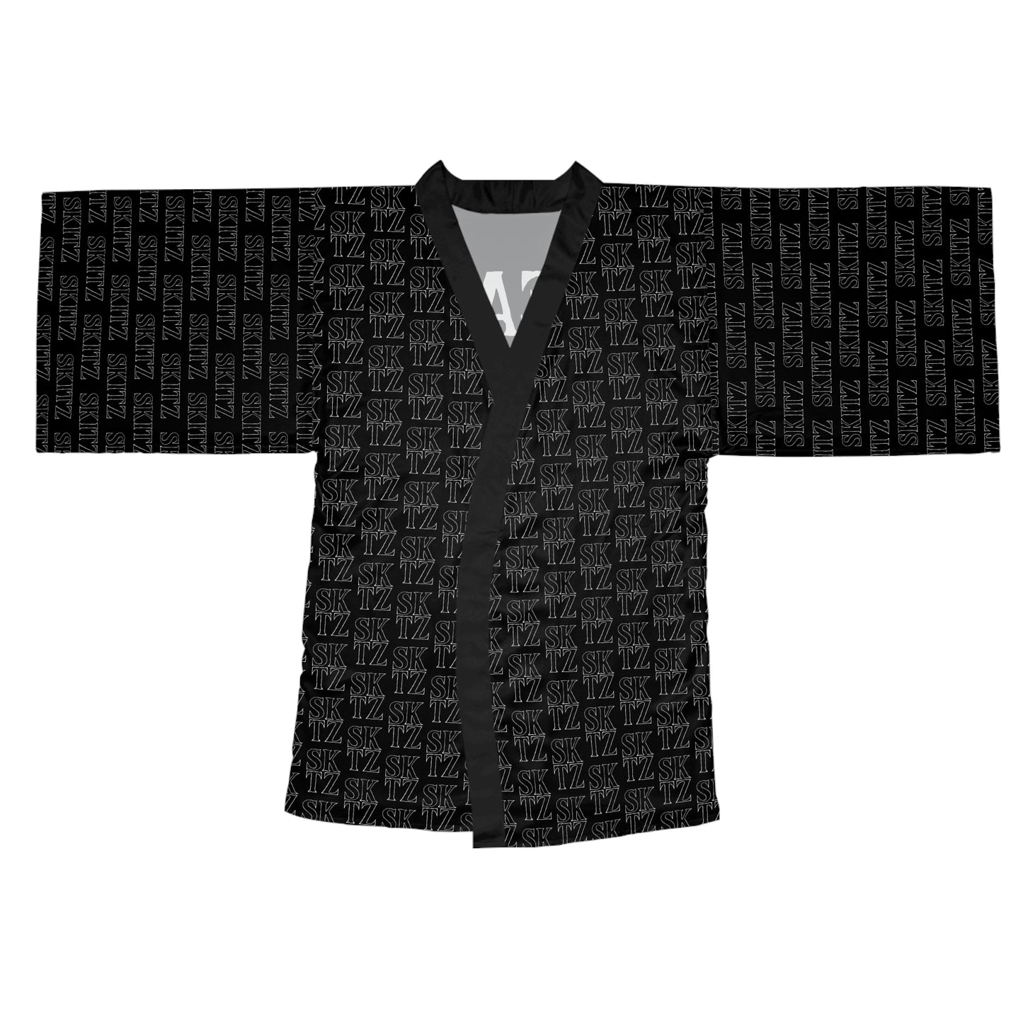 SKITZ Kimono Robe - Black/White