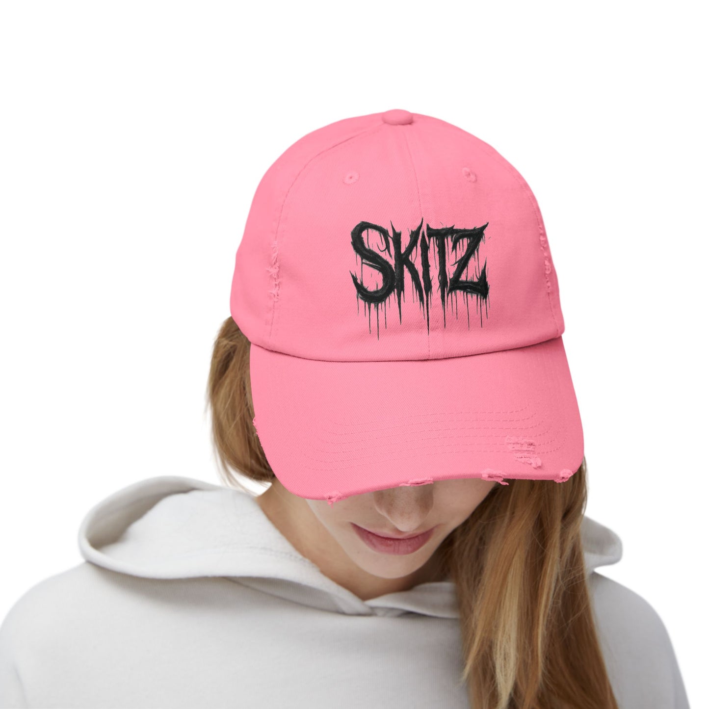 SKITZ METAL Distressed Hat