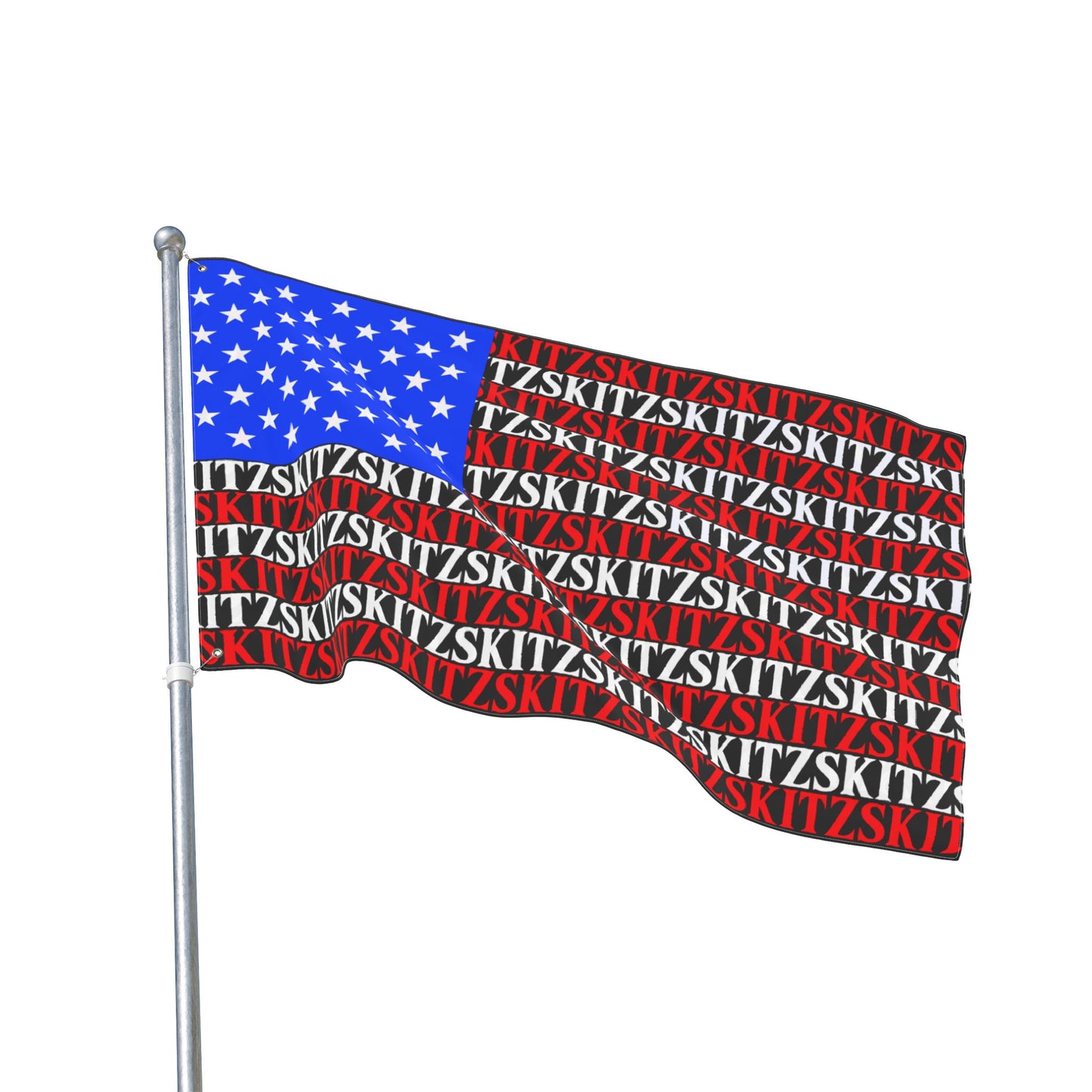 SKITZ USA Double Sided Flag 2.0