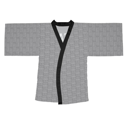 SKITZ Kimono Robe - Silver/White