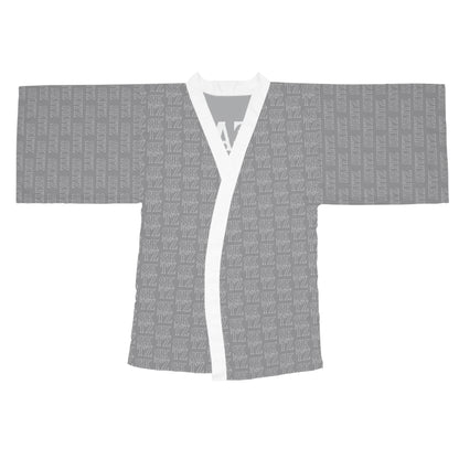 SKITZ Kimono Robe - Silver/White