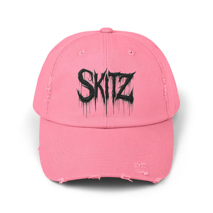 SKITZ METAL Distressed Hat